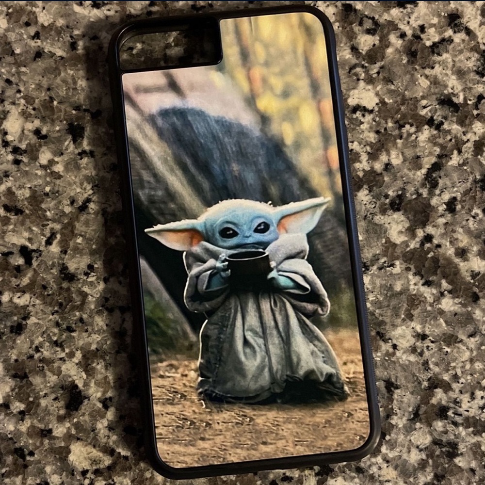 CUTE BABY YODA IPHONE CASE